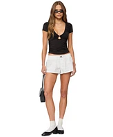 Edikted Women's Lexa Polka Dot Boxer Shorts