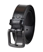 Levi's Men's Rivet Detail Casual Leather Belt