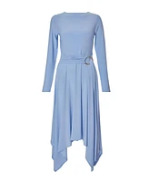 Quiz Women's Soft Touch Maxi Dress with Hanky Hem