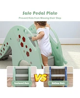 3 1 Kids Climber Slide Play Set with Basketball Hoop