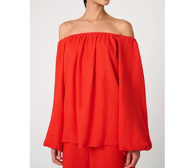WeWoreWhat Women's Off The Shoulder Top