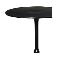 Iron Round End Table for Living Room or Bedroom Decor