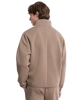 Michael Kors Men's Polished Long Sleeve Mock Neck Zip-Front Jacket