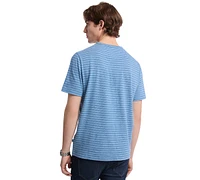 Michael Kors Men's Short Sleeve Striped Crewneck T-Shirt