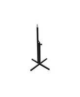 Modern 32" Square Dining Table Top with Sturdy Aluminum Pedestal Base