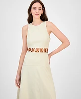 Rachel Roy Women's Daphne Ring-Trim Cutout Dress
