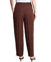 Jones New York Petite Belted Paperbag Tapered-Leg Pants