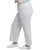 Nydj Plus Wide Leg Ankle Jeans