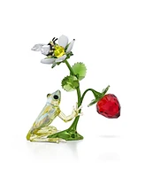 Swarovski Idyllia Frog, Bee and Strawberry Figurine