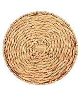 Creative Co-op 18.2" Water Hyacinth Hand-Woven Round Table