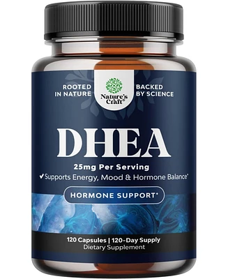 Dhea 25mg for Women & Men | Dhea Supplement for Mood Energy & Immune Support, Hormone Balance Supplement | 120ct