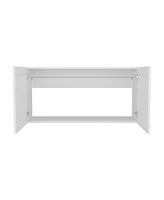 Burbank Wall Cabinet, 2 Doors, White