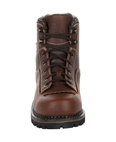Georgia Boot Men's Amp Lt Logger Low Heel Waterproof Work