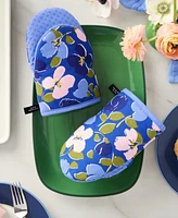 kate spade new york Painterly Bouquet Mini Mitt Set, 5.5" x 8"