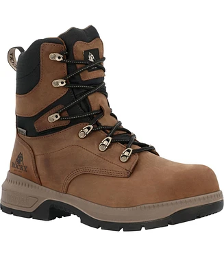 Rocky Men's Worksmart 8” Comp Toe Internal Met Guard Work Boot