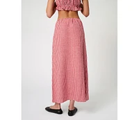 WeWoreWhat Women's Tie Waist Skirt