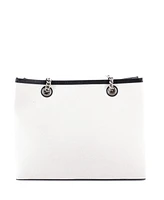 Pre-Owned Balenciaga Medium Cities Duty Free Tote Printed Canvas