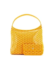 Pre-Owned Goyard Boheme Hobo Printed Coated Canvas