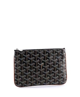 Pre-Owned Goyard Pm Senat Zip Pouch Coated Canvas