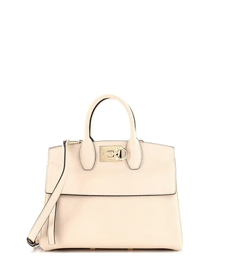 Pre-Owned Salvatore Ferragamo Small Studio Satchel Leather