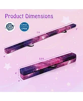 7 Feet Folding Portable Floor Balance Beam with Handles for Gymnasts
