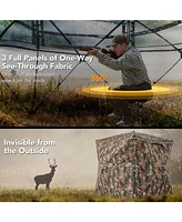 5-in-1 Detachable Hunting Blind for 2-3 People with Skylight