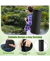 Foldable Camping Mattress with High density foam Cushion Anti-slip Bottom
