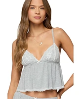 Edikted Women's Diara Lacey Babydoll Tank Top