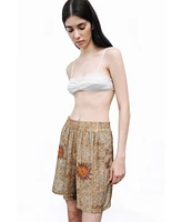 Nocturne Women's Patterned Mini Shorts