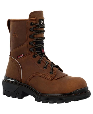 Rocky Men's Rams Horn Logger Composite Toe Work Boot