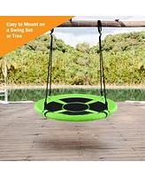 40 Inch Flying Saucer Tree Swing Indoor Outdoor Play Set