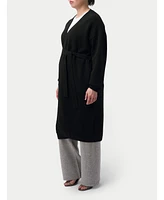 Gobi Cashmere Maternity Long Robe