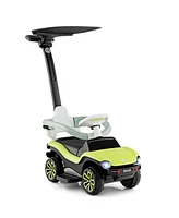 3-in-1 Licensed Volkswagen Ride on Push Car with 3-Position Adjustable Push Handl