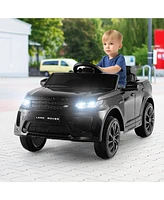 12V Kids Ride On Car with Remote Control Lockable Doors Slow Start System and Led Lights