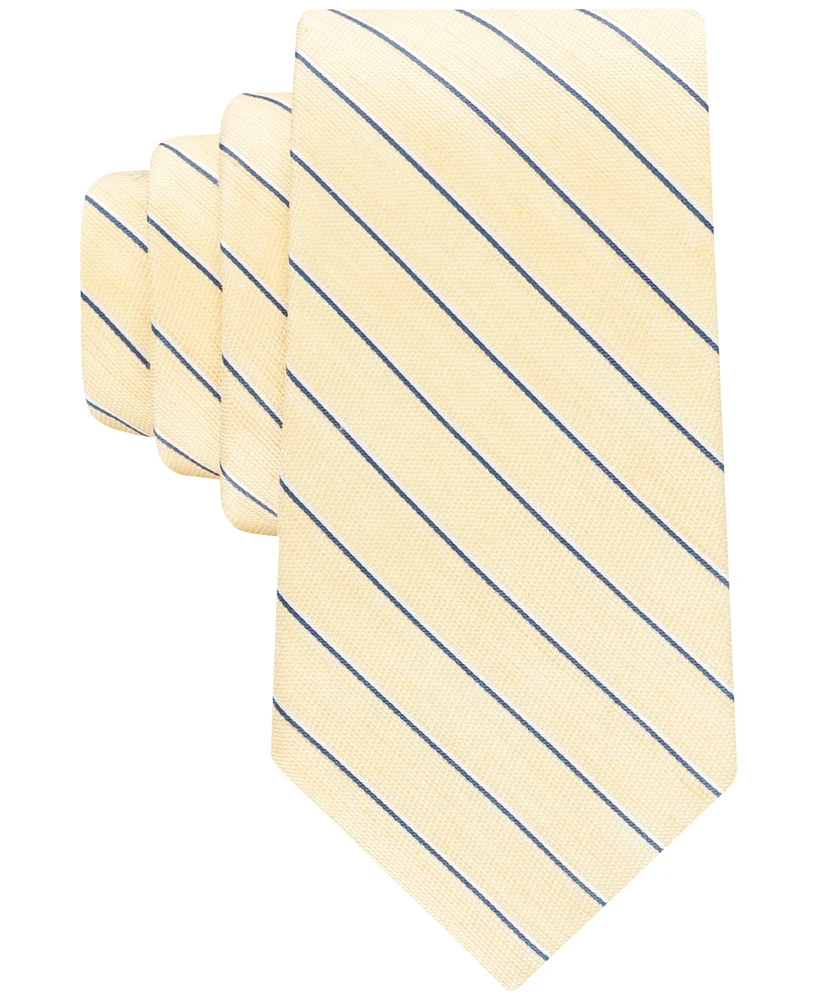 Tommy Hilfiger Men's Merrick Linen Stripe Tie
