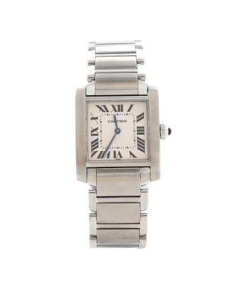 Pre-Owned Cartier Tank Francaise Quartz Watch in Stainless Steel 25mm