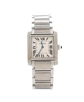 Pre-Owned Cartier Tank Francaise Quartz Watch in Stainless Steel 25mm