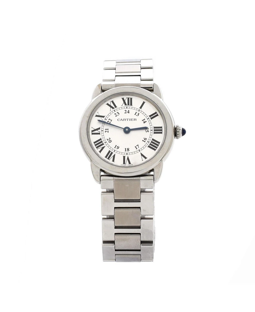 Pre-Owned Cartier Ronde Solo de Cartier Quartz Watch in Stainless Steel 29mm