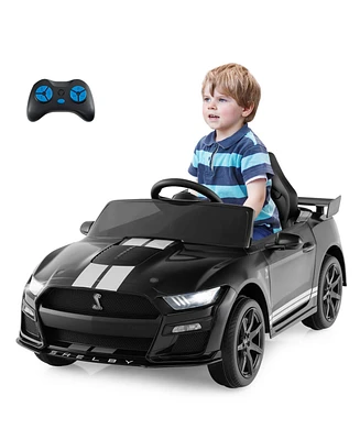 12V Licensed Ford Mustang Shelby GT500 Kids Ride on Car with Remote Control for Aged 3-8