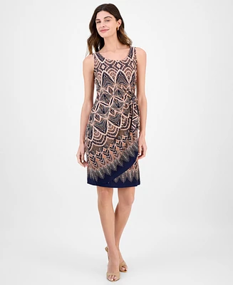 Robbie Bee Women's Sleeveless Sheath Dress