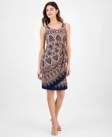 Robbie Bee Women's Sleeveless Sheath Dress