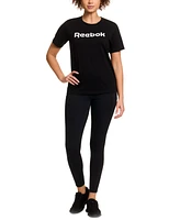 Reebok Women's Cotton Logo-Graphic Crewneck T-Shirt