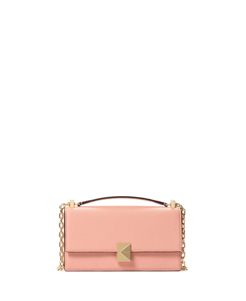 Kate Spade New York Women's Deco Pebbled Mini Flap Chain Crossbody Bag