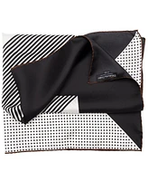 Elizabetta Men's Santino - Hand Rolled Silk Neckerchief for Men