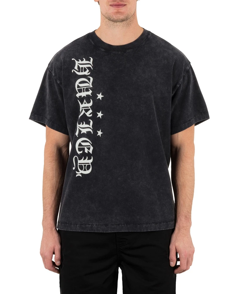 Hurley Men's Old English Short Sleeve T-Shirt