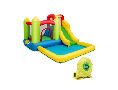 Outdoor Inflatable Bounce House with 480 W Blower