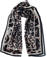 Vince Camuto Mixed Animal Oblong Scarf