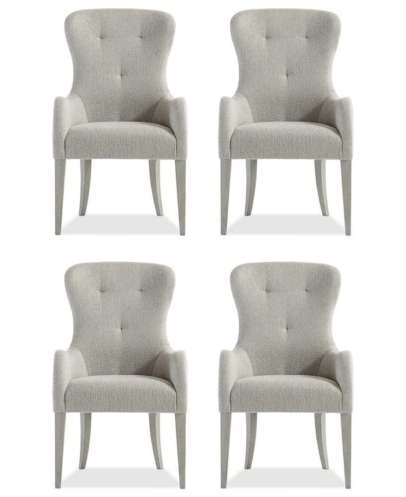 Cornelia 4-Pc. Tufted Arm Chair Set