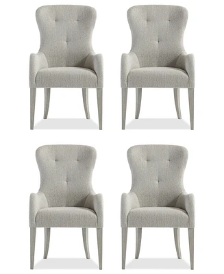 Cornelia 4-Pc. Tufted Arm Chair Set