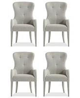 Cornelia 4-Pc. Tufted Arm Chair Set